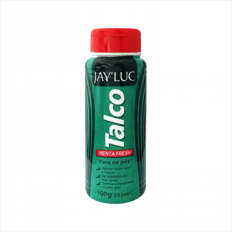 Talco Desodorante Para Pes JayLuc 100 g Menta Fresh