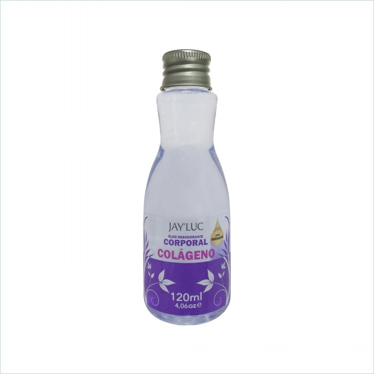 Oleo Desod Corporal JayLuc 120 ml Colageno com Amendoas