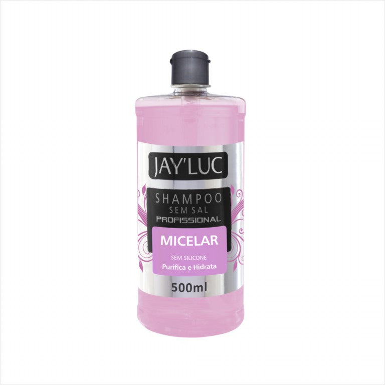 Shampoo Profissional JayLuc 500 ml Micelar Sem Sal